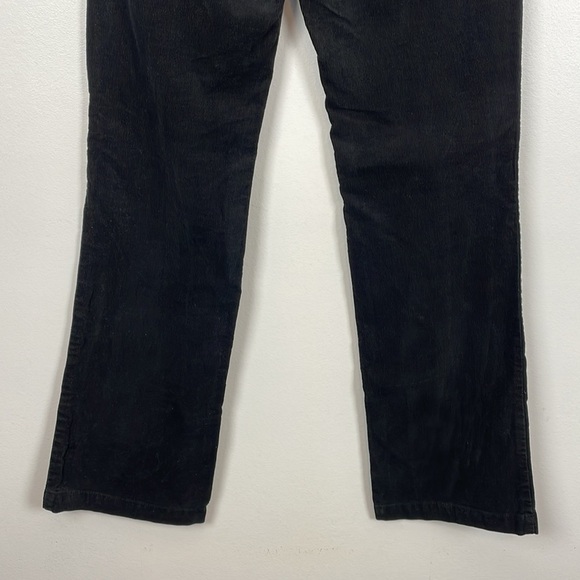 J Crew Bootcut Corduroy Pants Womens 30R Casual 5 Pockets Relaxed Black Pants - Picture 6 of 9